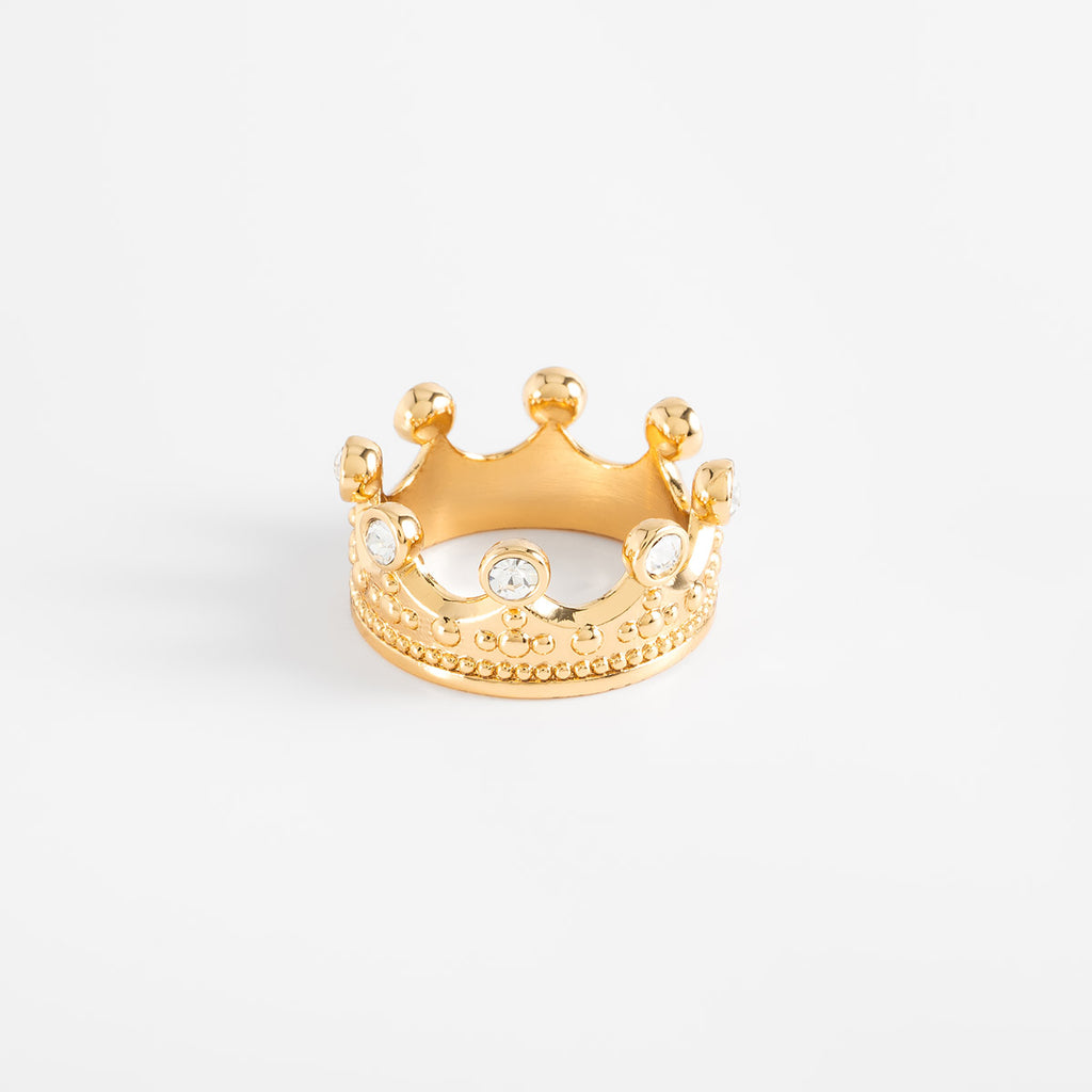 Golden Royal Crown Ring