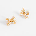 Coquette Sparkle Bow Earrings