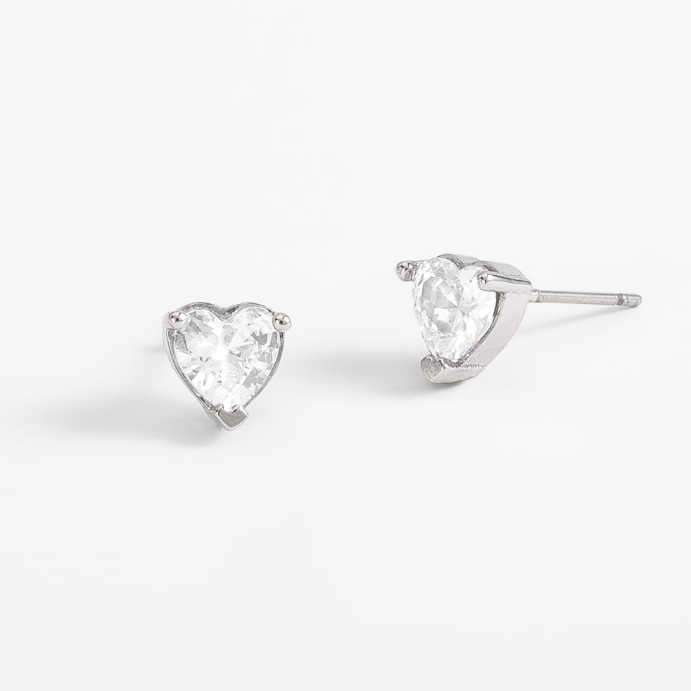Crystal Love Heart Earrings
