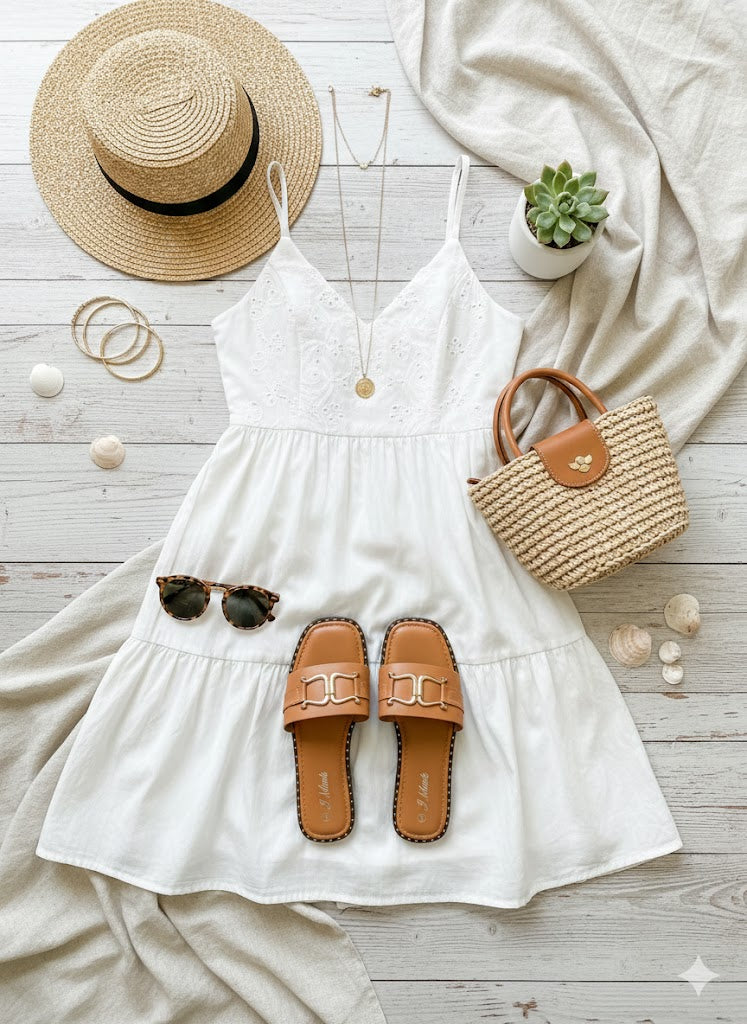 Golden Touch Slide Sandals ✨