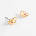 Love Double Heart Earrings
