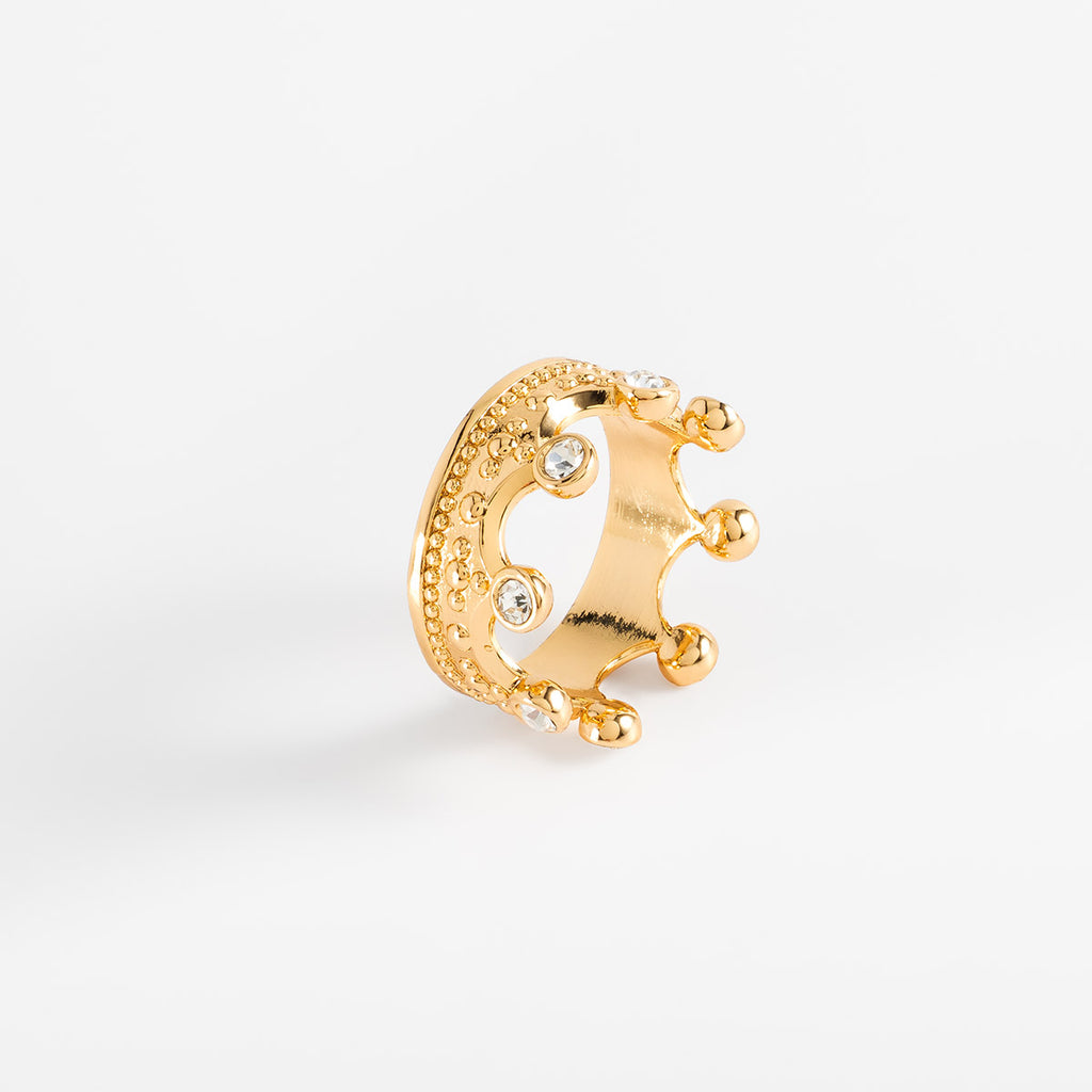 Golden Royal Crown Ring