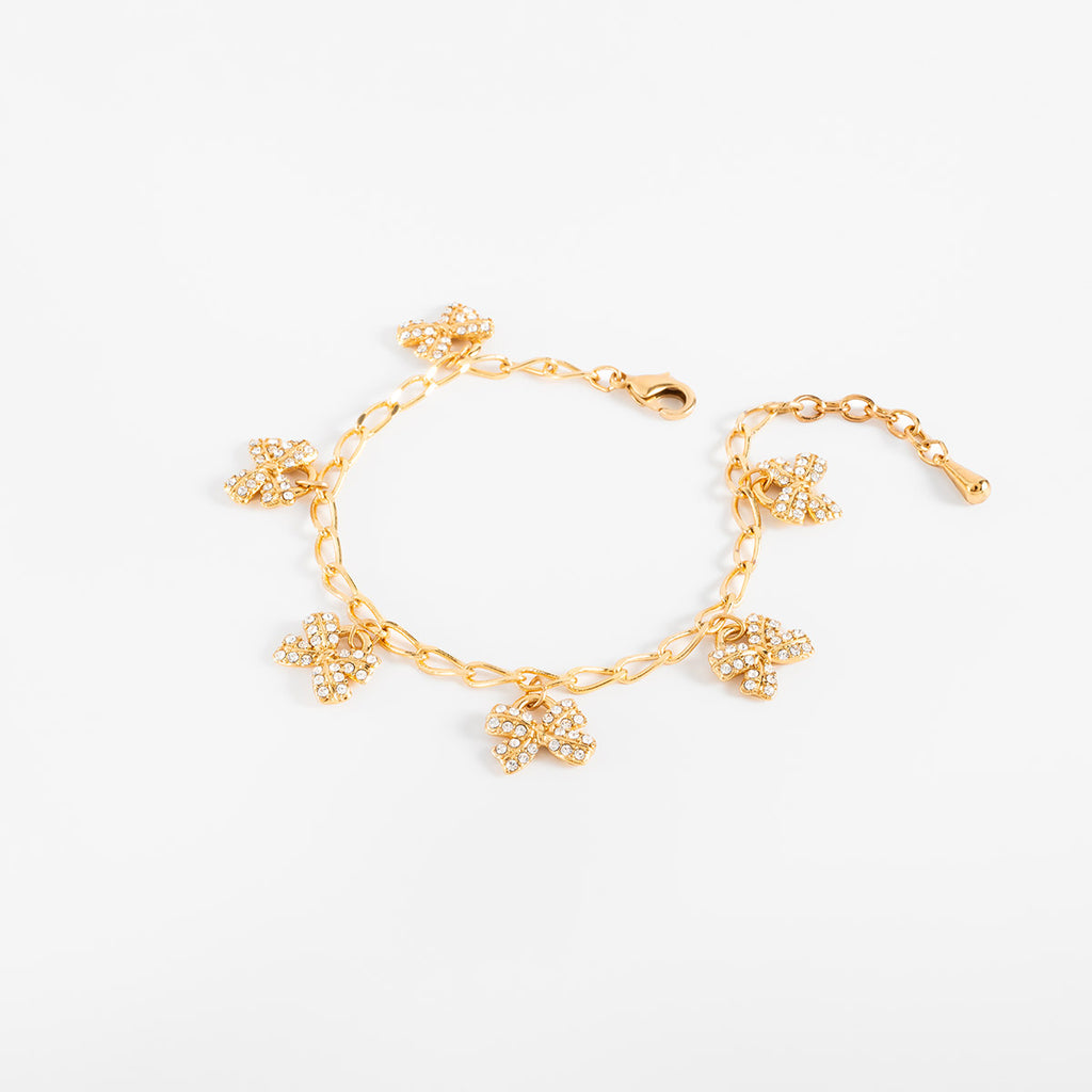 Coquette Charm Bow Bracelet