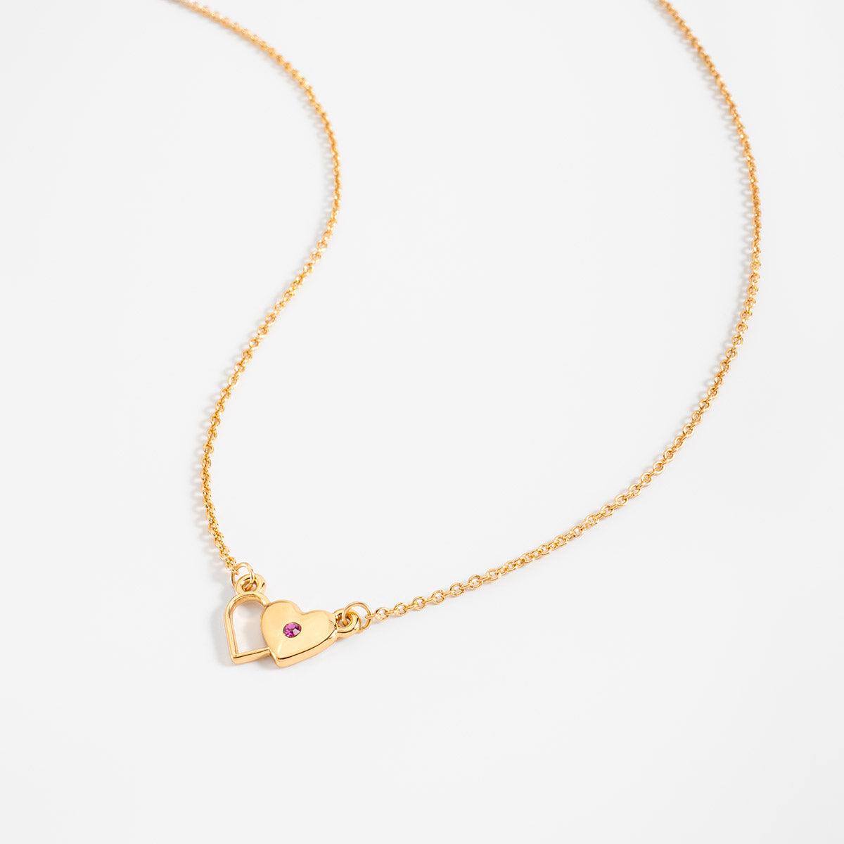 Love Double Heart Necklace