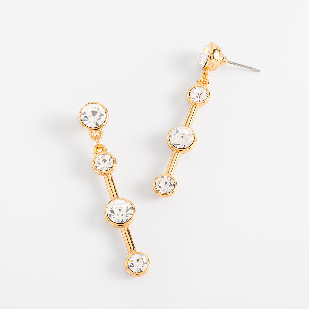 Crystal Cascade Drop Earring