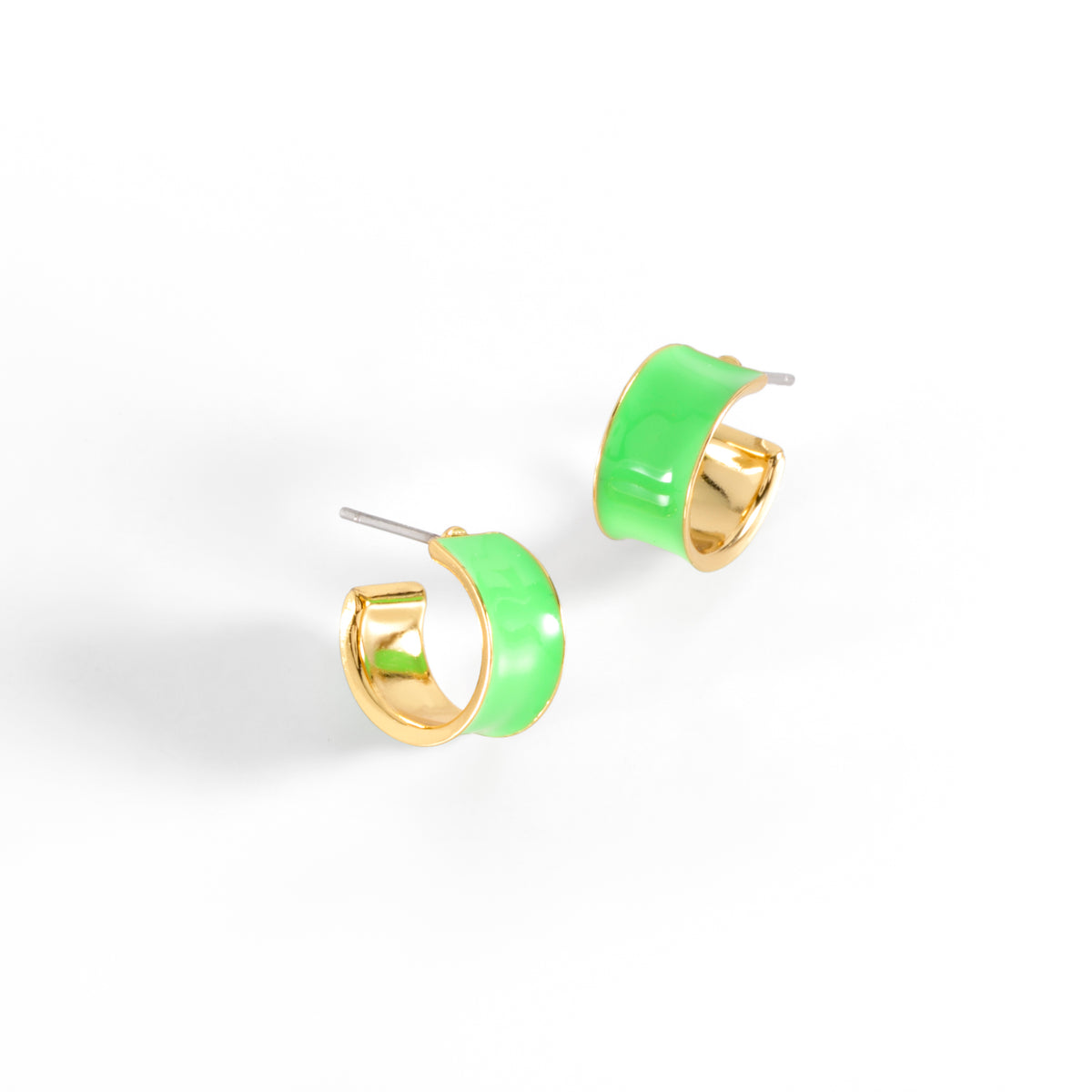 Electric Lime Hoops