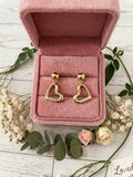 Love Drop Heart Earrings