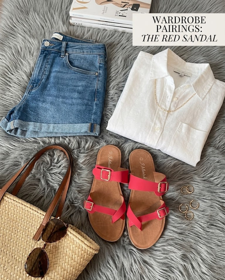 Cherry Crush Buckle Sandals ❤️